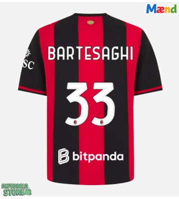 AC Milan Davide Bartesaghi #33 Replika Hjemmebanetrøje 2026-27 Kortærmet